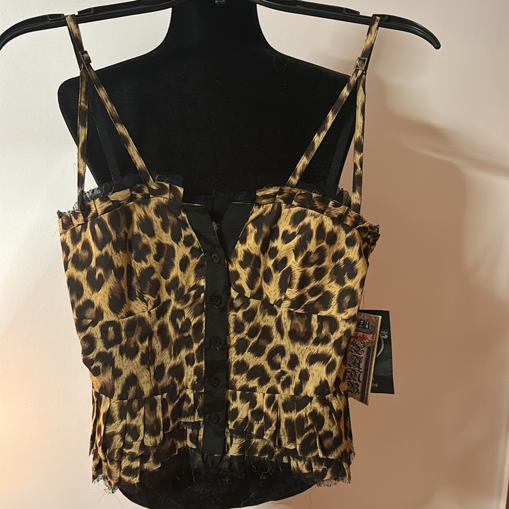 Leopard Top by LAMB Gwen Stefani’s Clothing Line BNWT Size 4